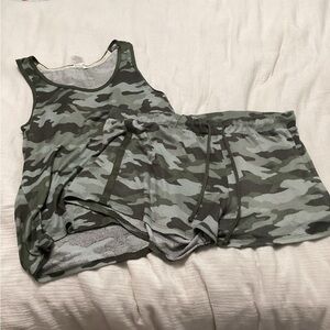 Lucky Brand Camo Pajama Set